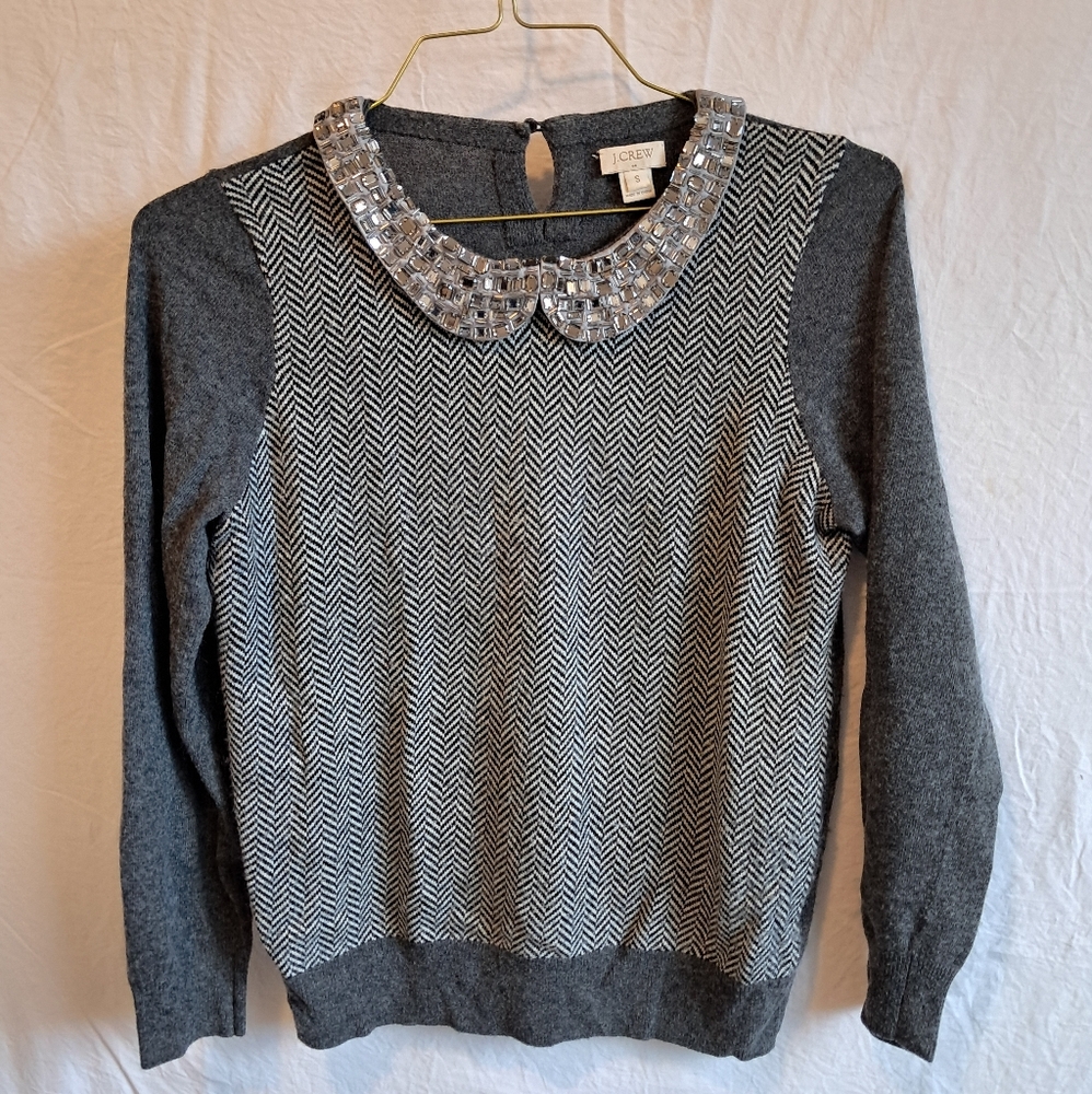 Jcrew herringbone sweater